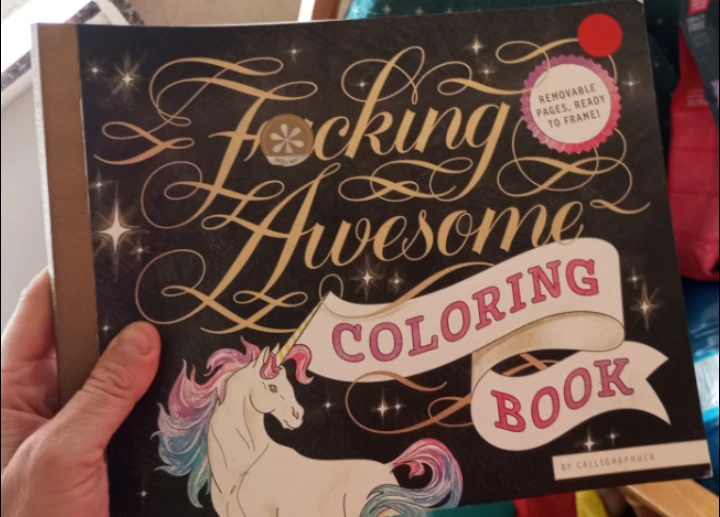 F*cking Awesome Coloring Book by Calligraphuck