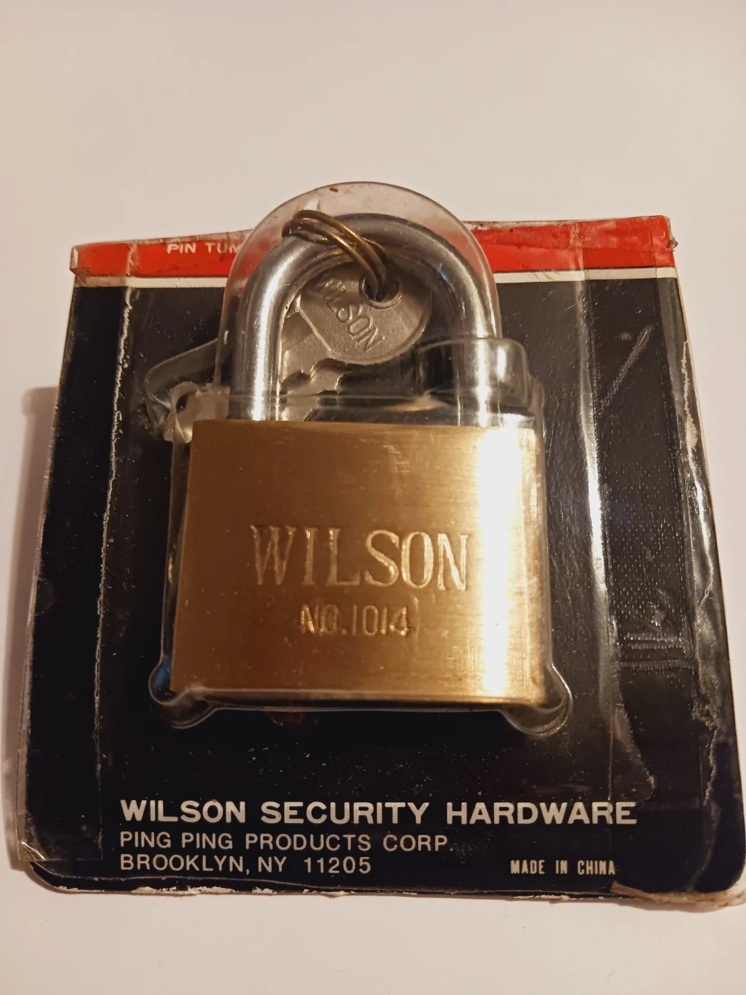 New!! Wilson No. 1014 Security Brass Padlock - photo 3