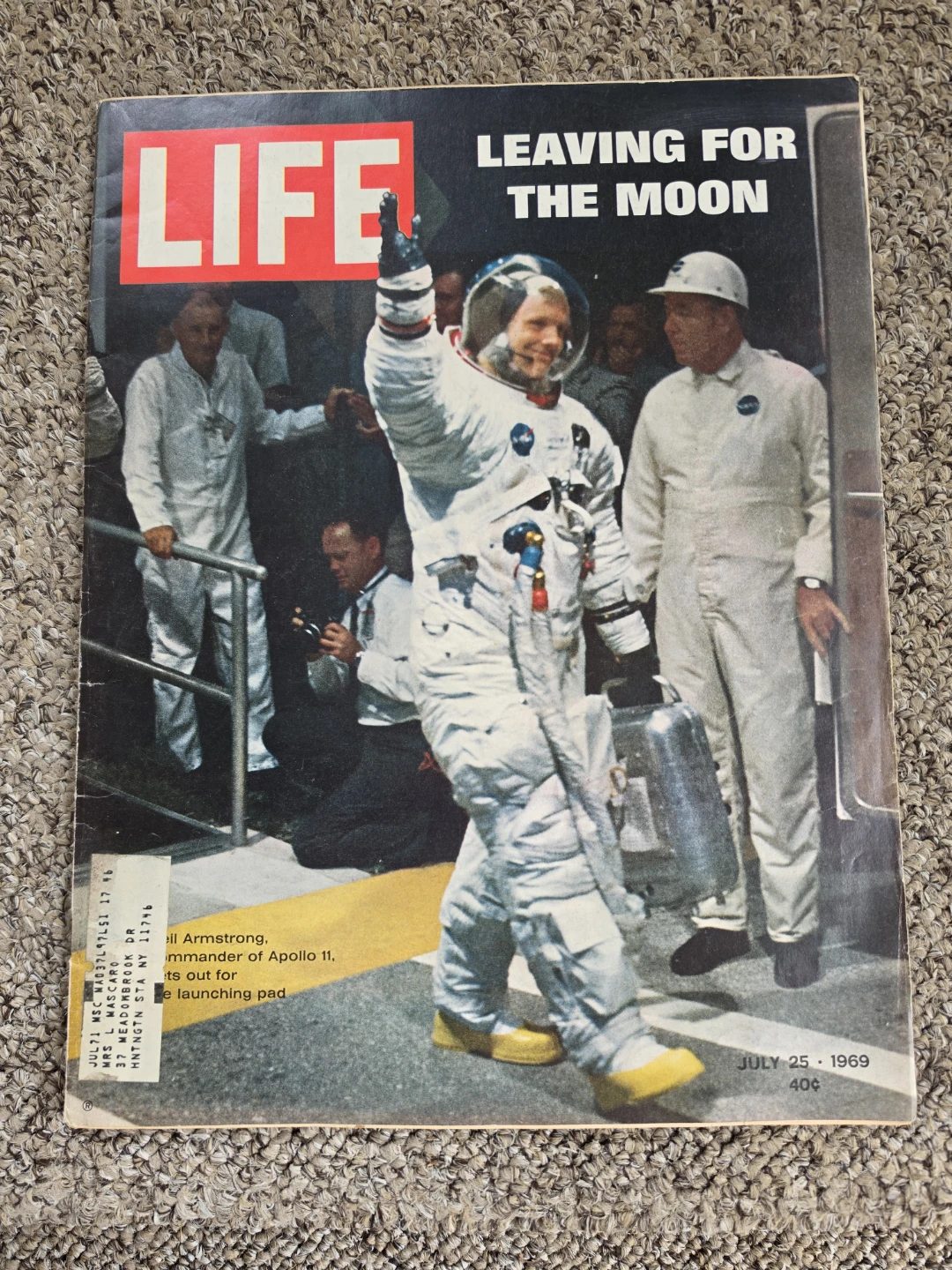 July 25, 1969 Life Magazine Apollo 11
