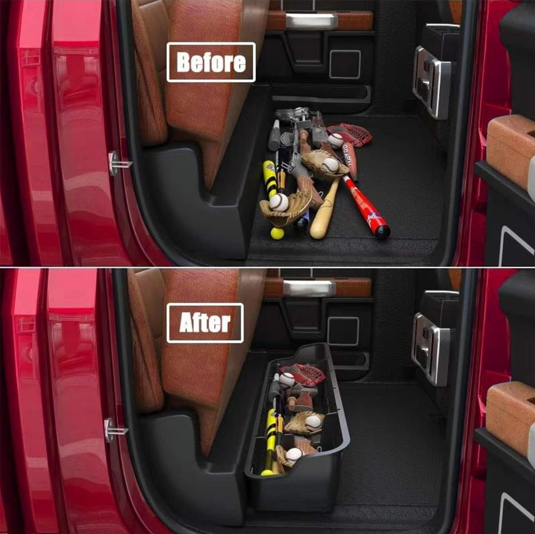 Under Seat Storage Box for 2015 - 2023 Ford F150 F-150 - photo 4