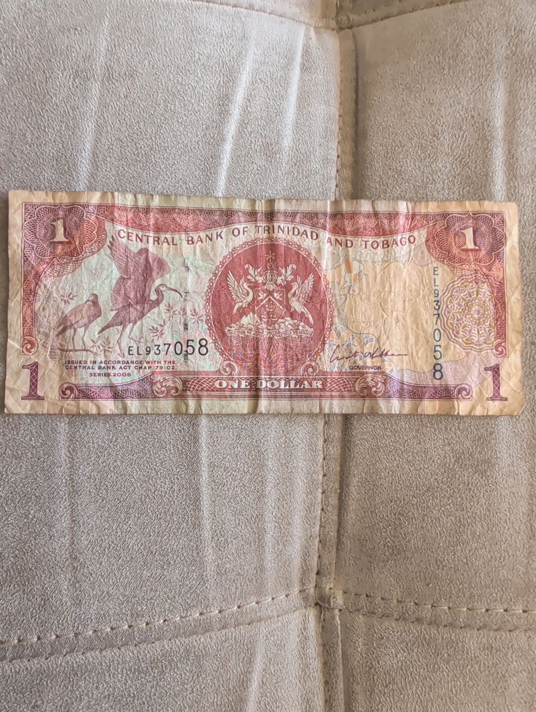 Trinidad and Tobago 1 Dollar Banknote 2006