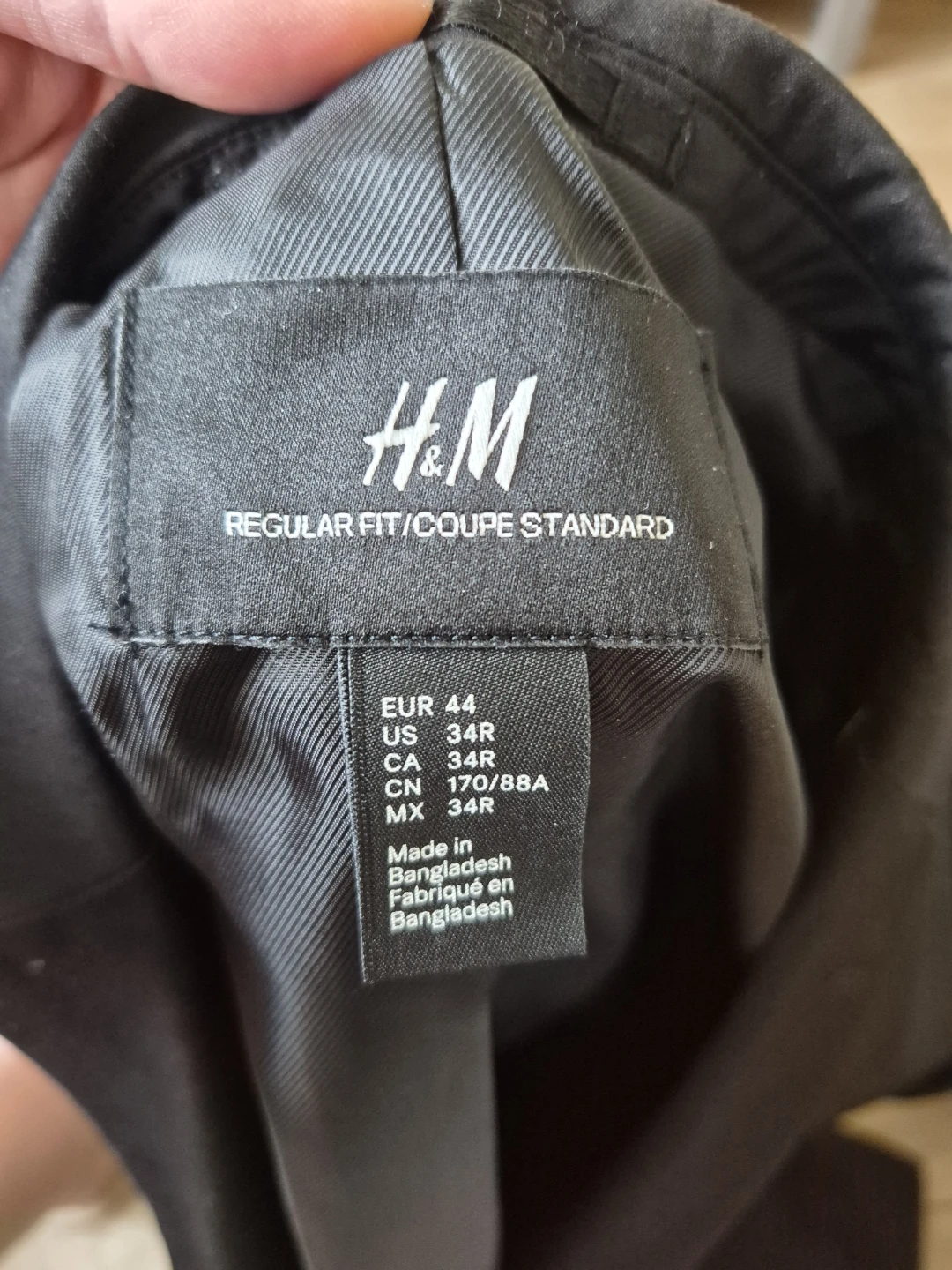 H&M Black Regular Fit Blazer size S - photo 2
