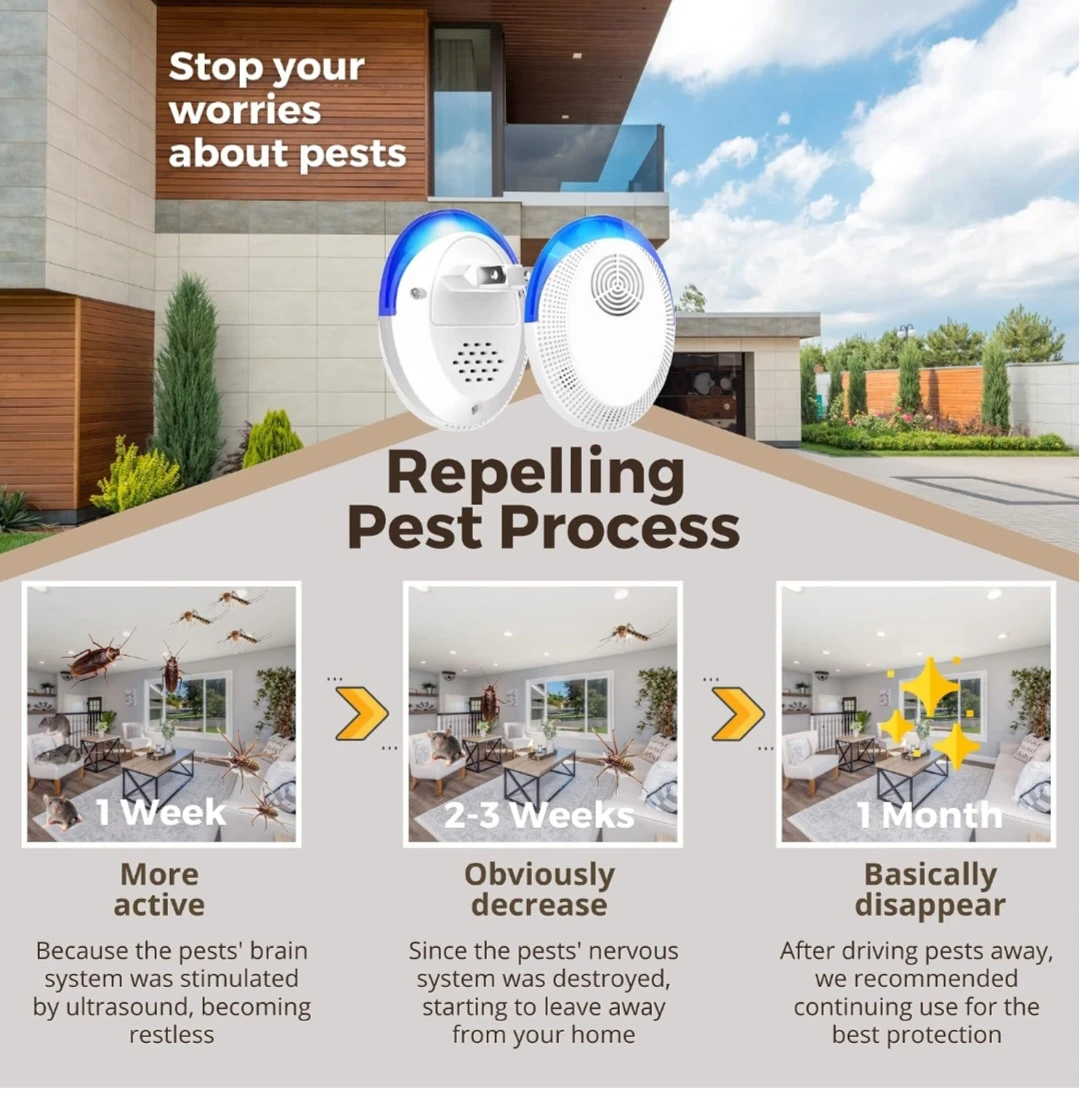Ultrasonic Pest Repeller 6 Pack - photo 3