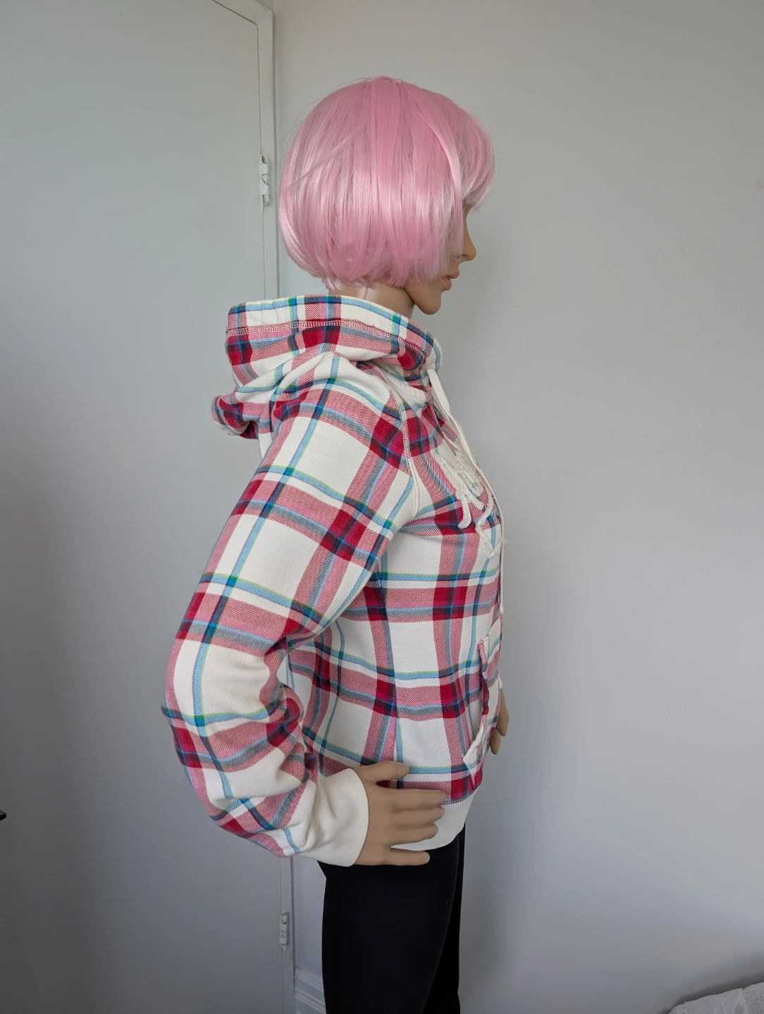 Aeropostale Plaid Zip-Up Hoodie - photo 2