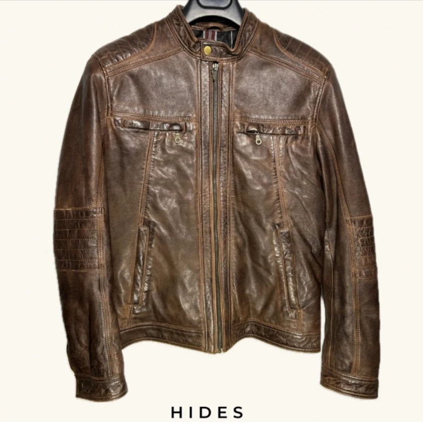 Hides Brown Leather Jacket