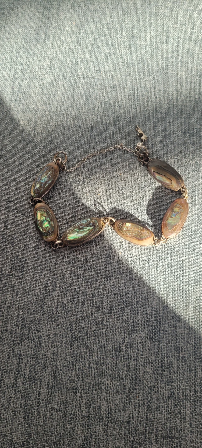 Sterling Silver Abalone Bracelet - photo 3