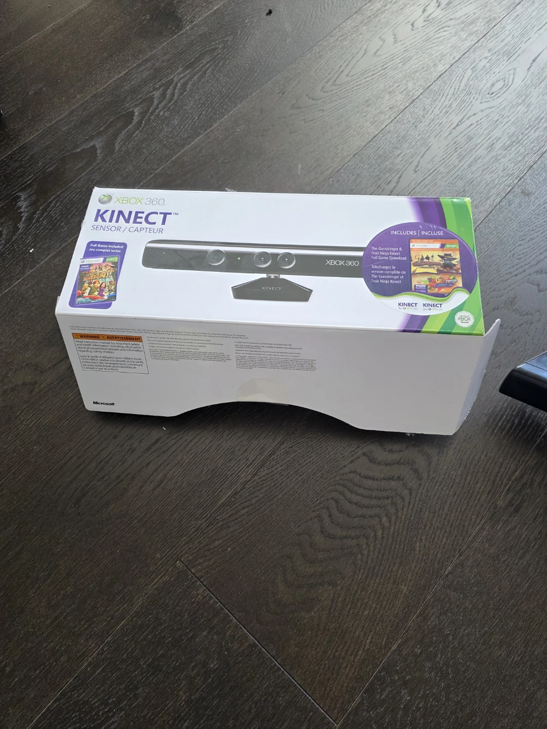 Xbox 360 Kinect Sensor – Original Box & Cables