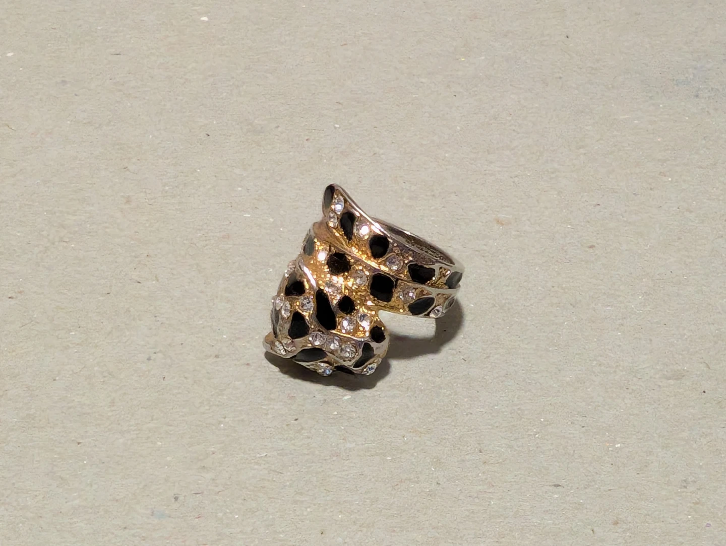 Jewellery: Leopard Print Panther Ring