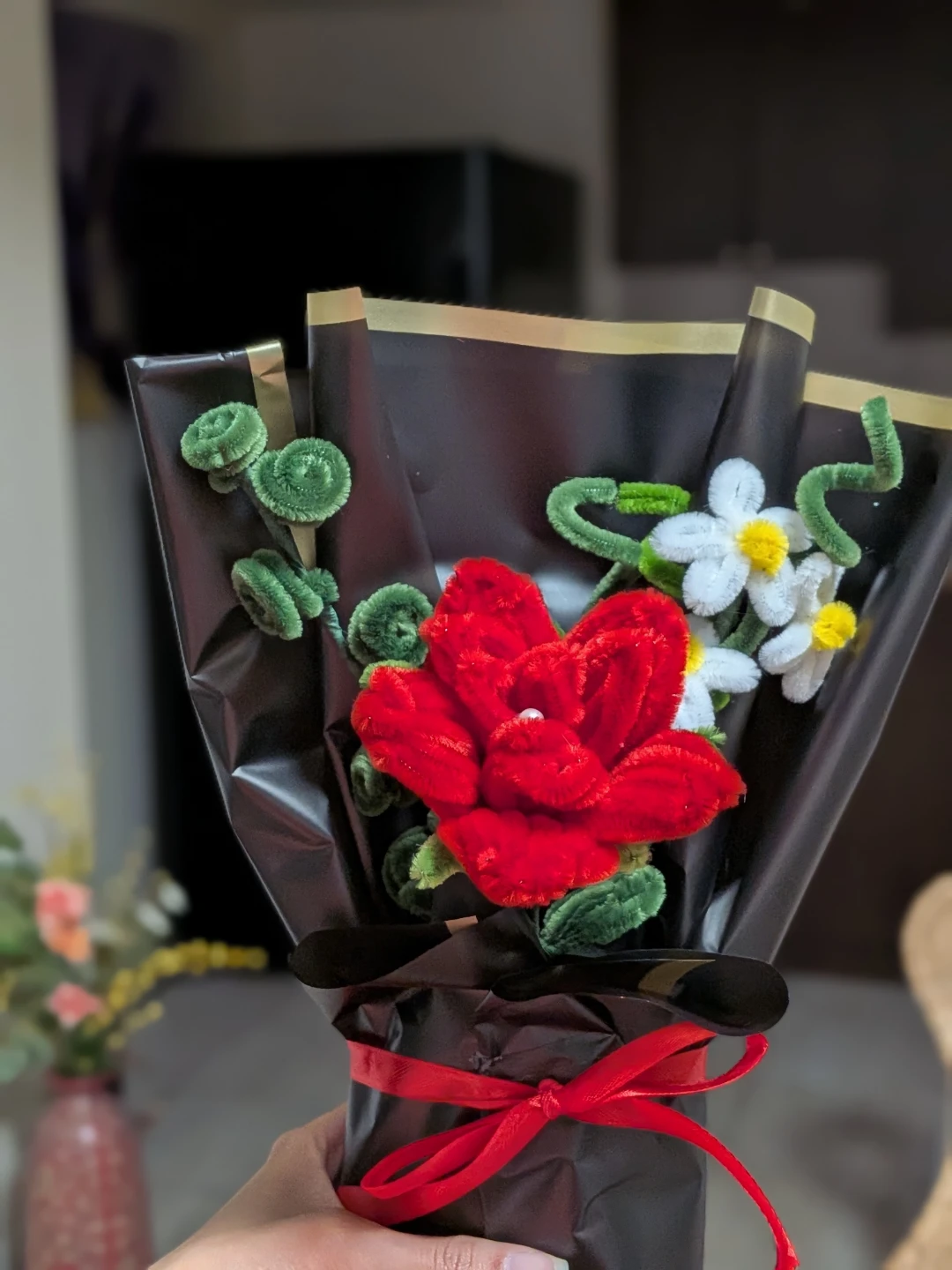 Nush customized Handmade Pipe Cleaner Flower Bouquet - photo 5