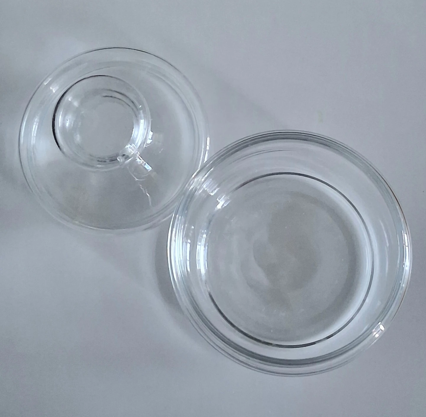 Clear Glass Storage Jar with Lid - photo 2