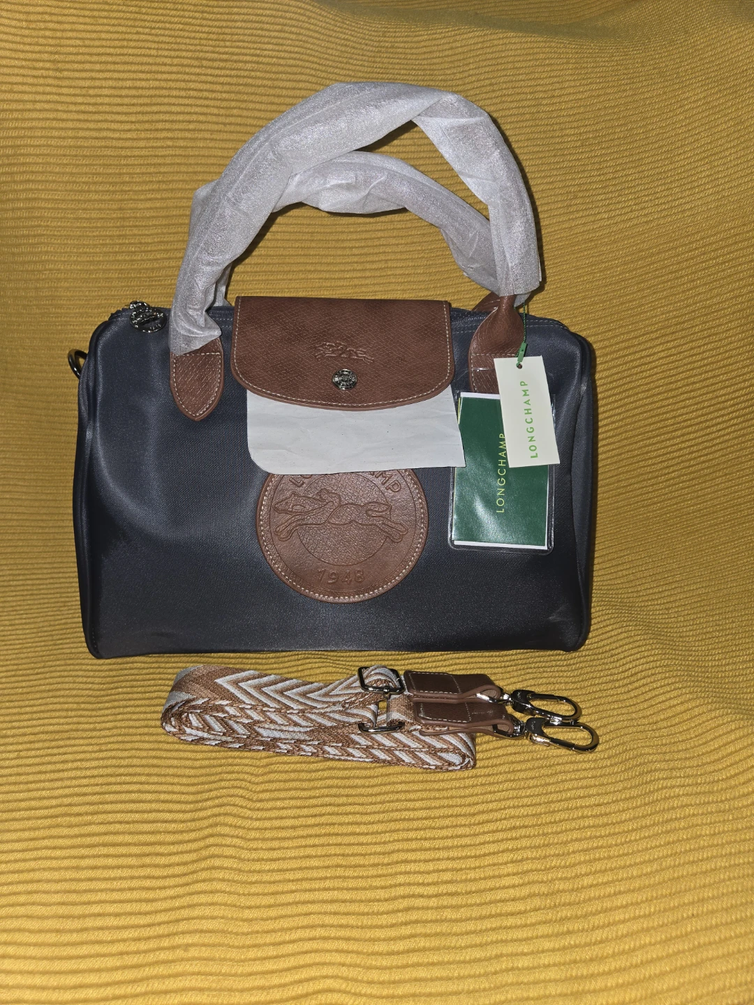 Longchamp Le Pliage Filet Top Handle Bag