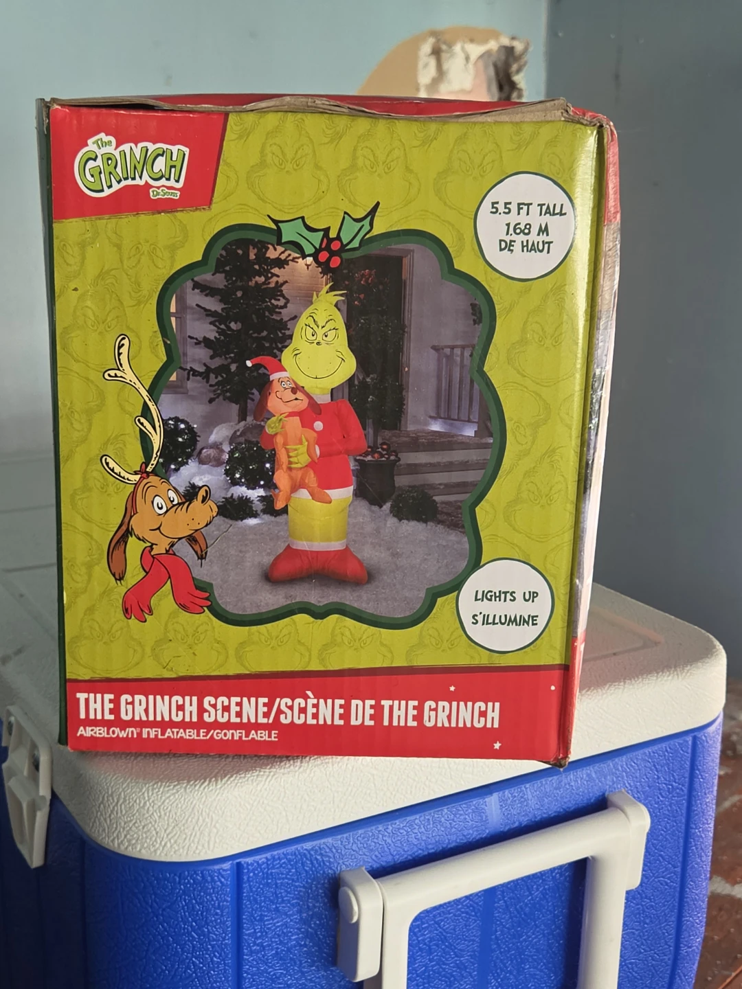 🏈Grinch Christmas Blowup