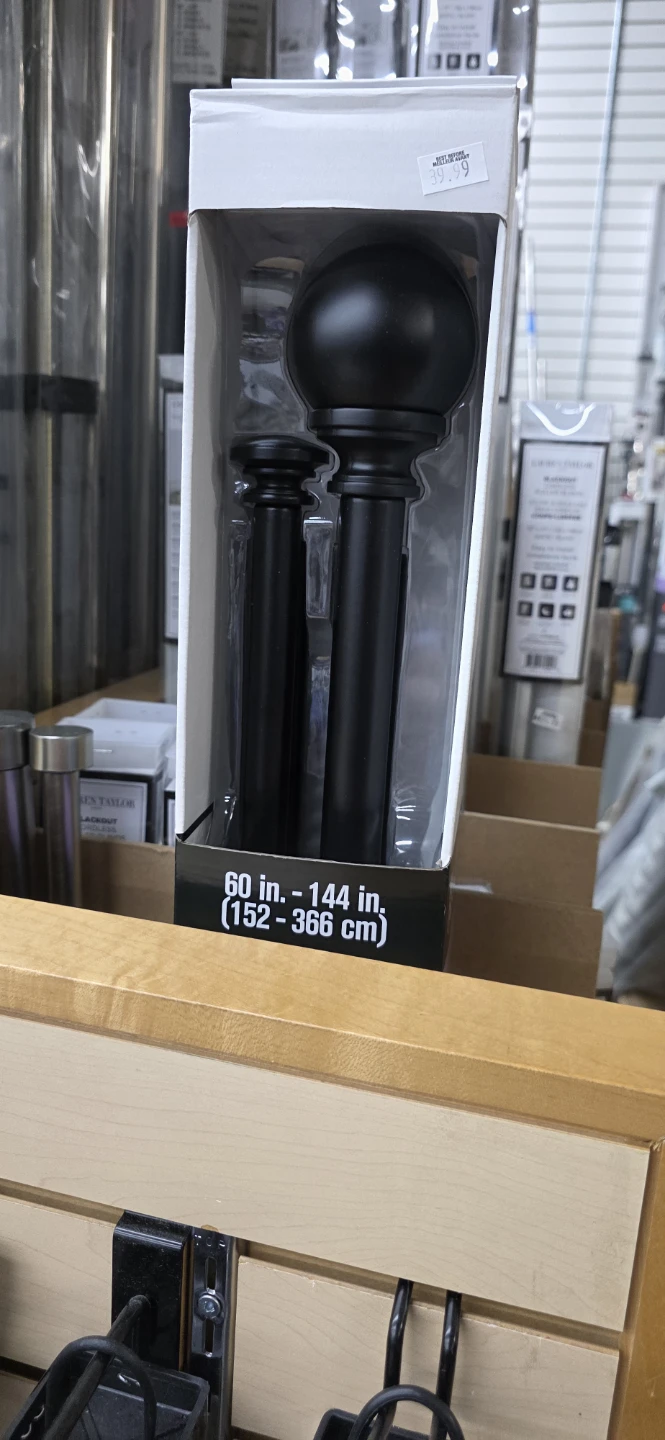 Extra Long Extendable curtain rod set - photo 4