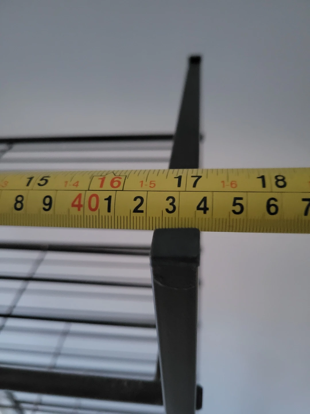 Black Metal Storage Shelf - photo 2