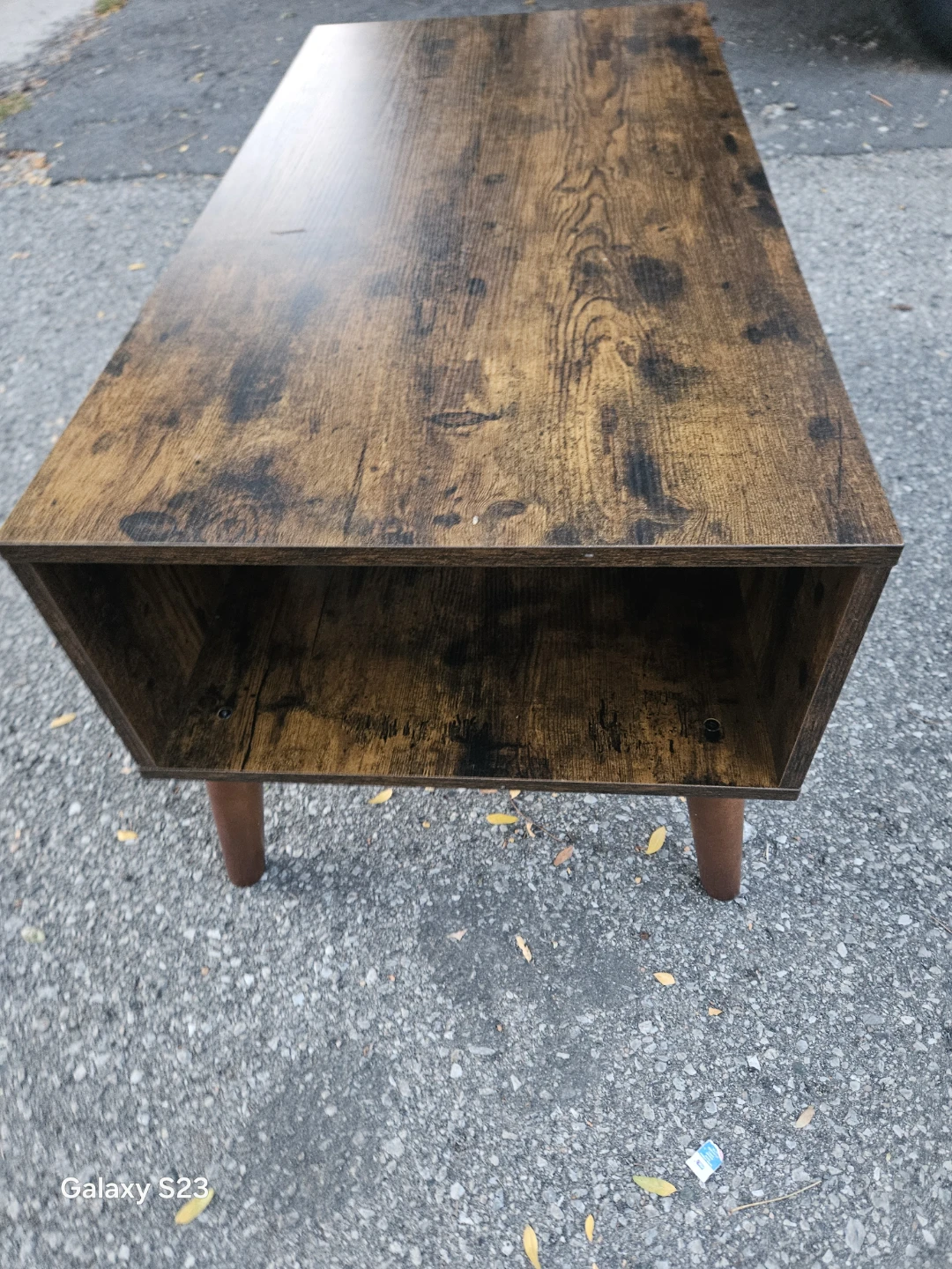 Mid-century modern style wood coffee table - photo 2