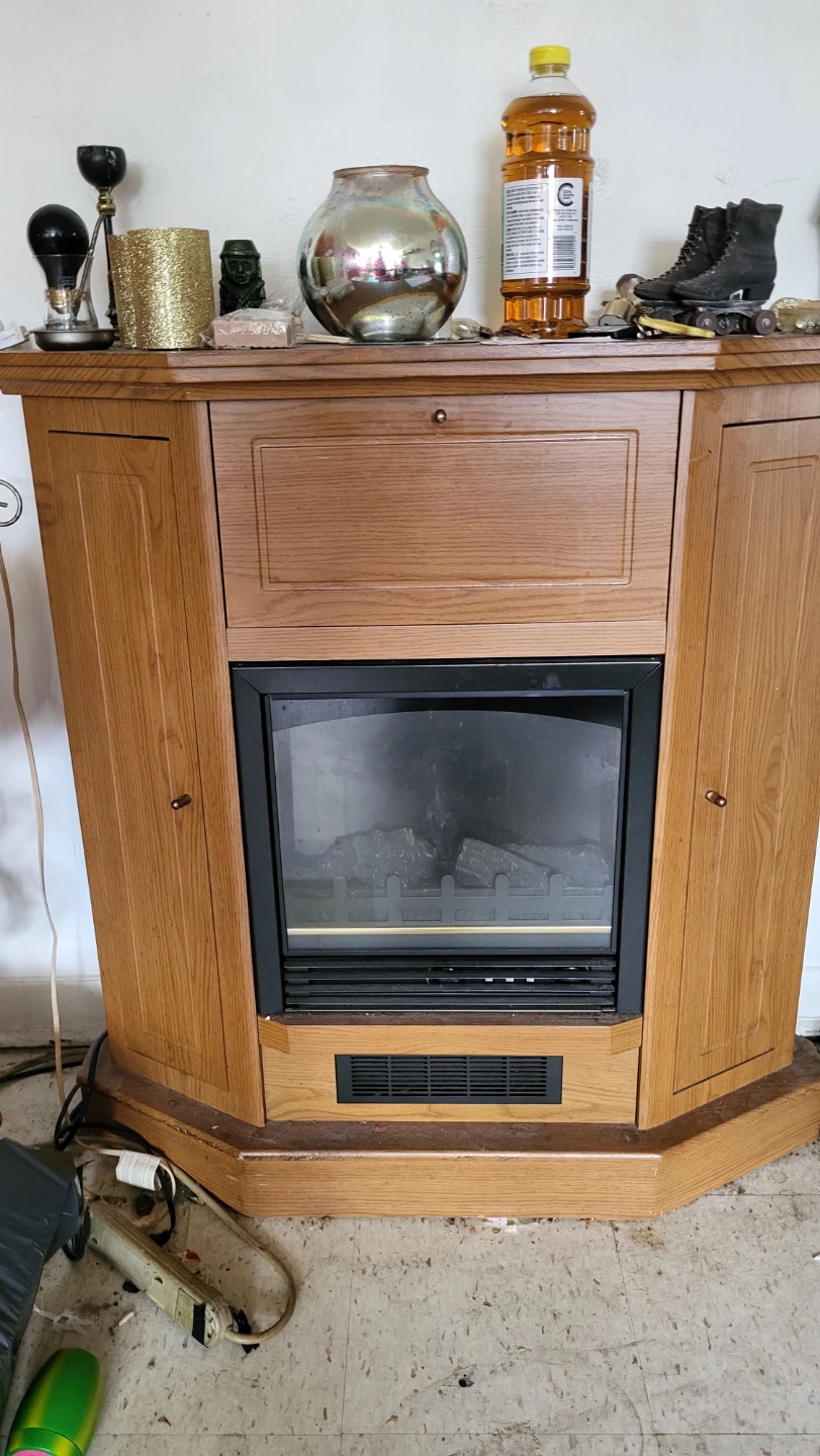 Corner Electric Fireplace