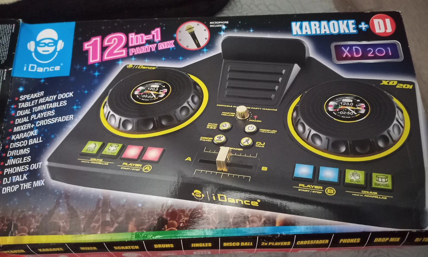iDance XD201 Party Mix Karaoke & DJ System