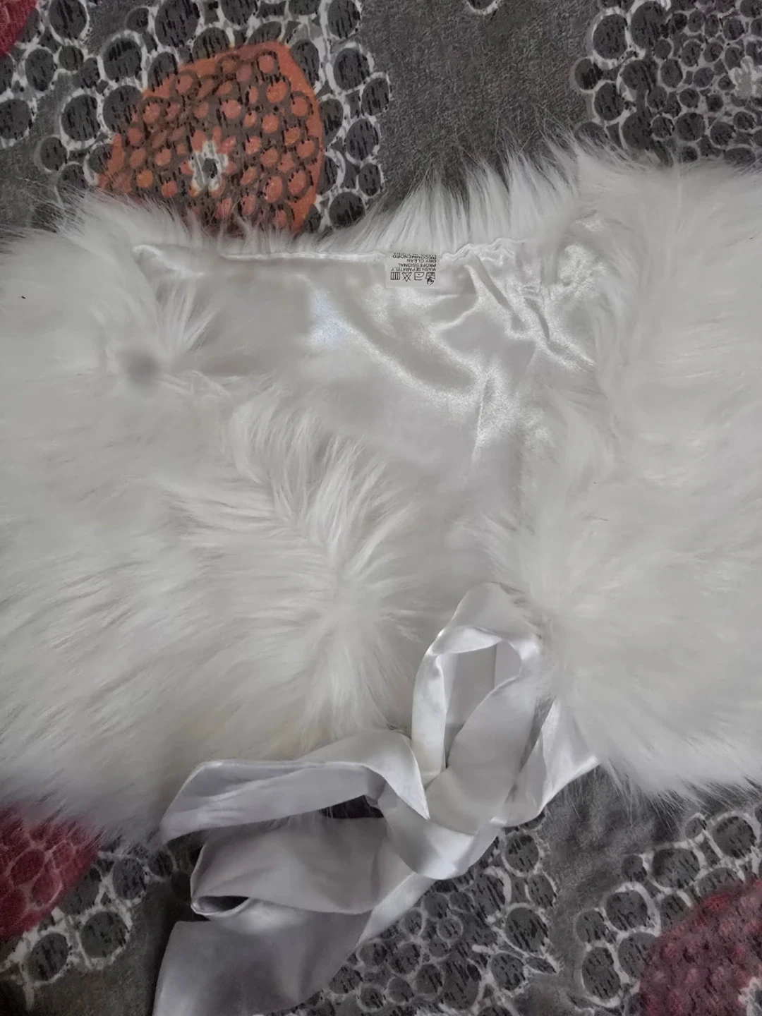 🏈 Toddler White Faux Fur Shrug