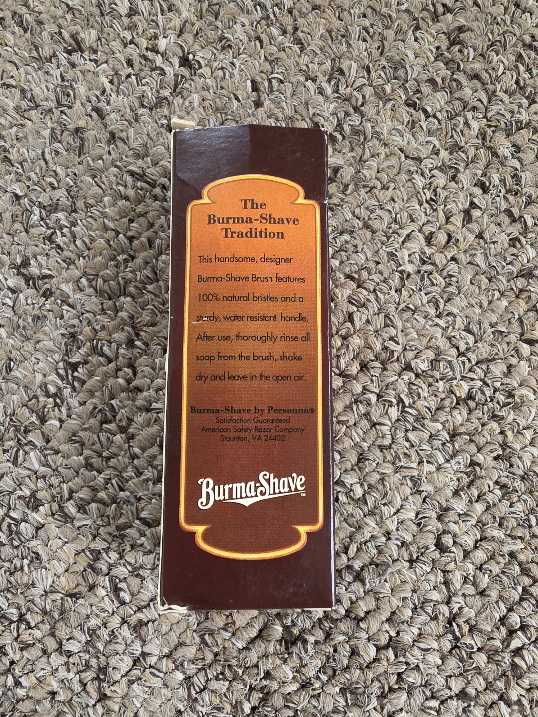 Burma-Shave Shaving Brush - photo 3