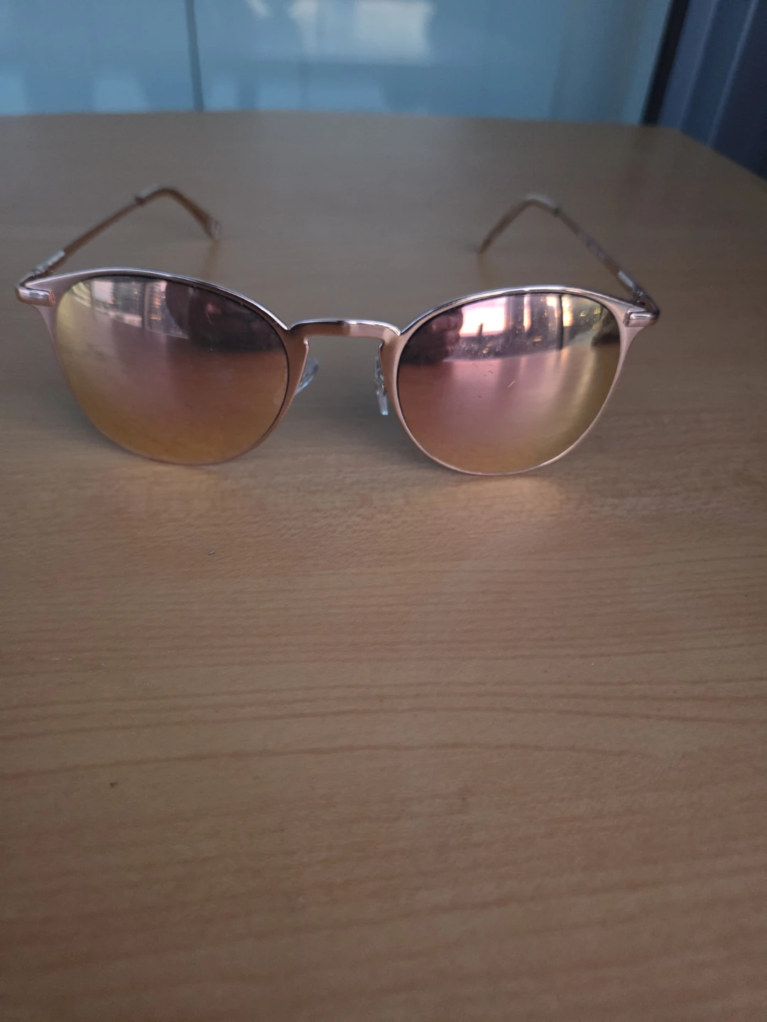 Rose Gold Round Sunglasses - photo 3