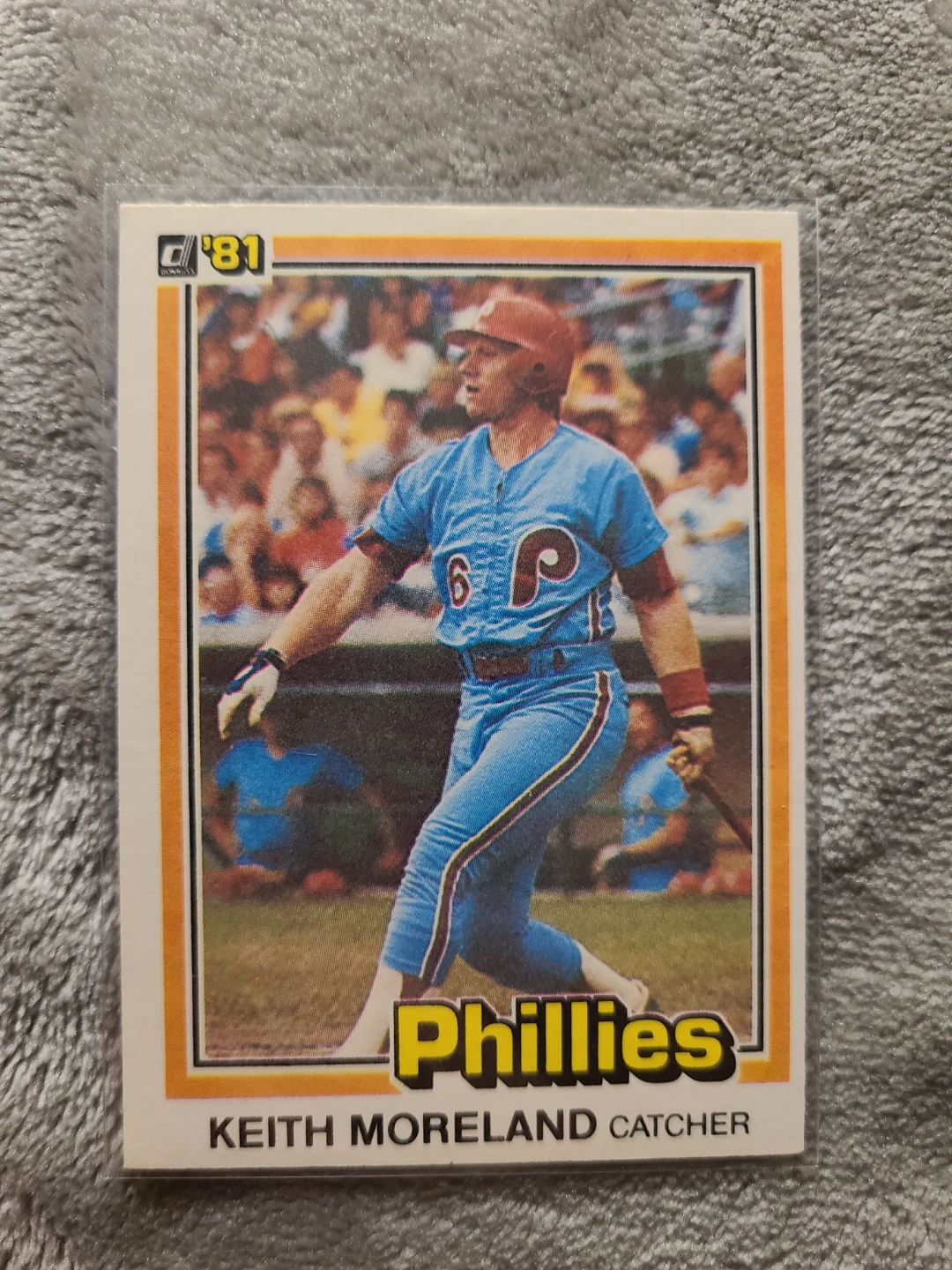1981 Donruss Keith Moreland Baseball Card #382