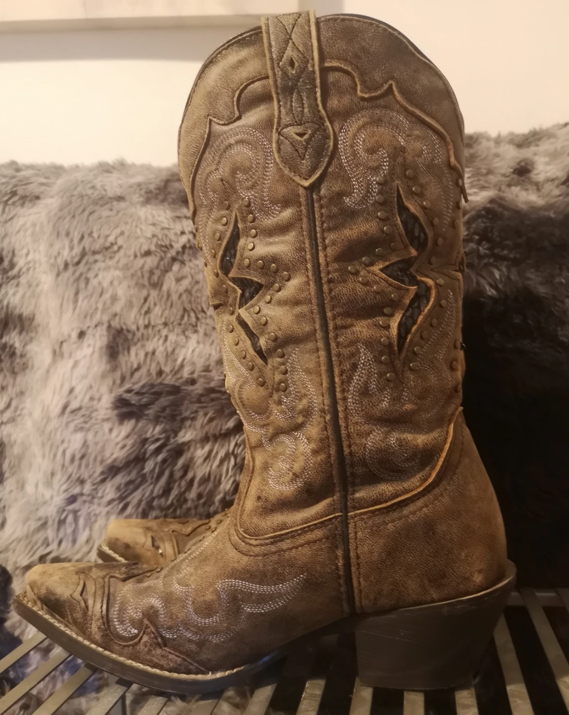 Women's Brown Western Cowboy Boots