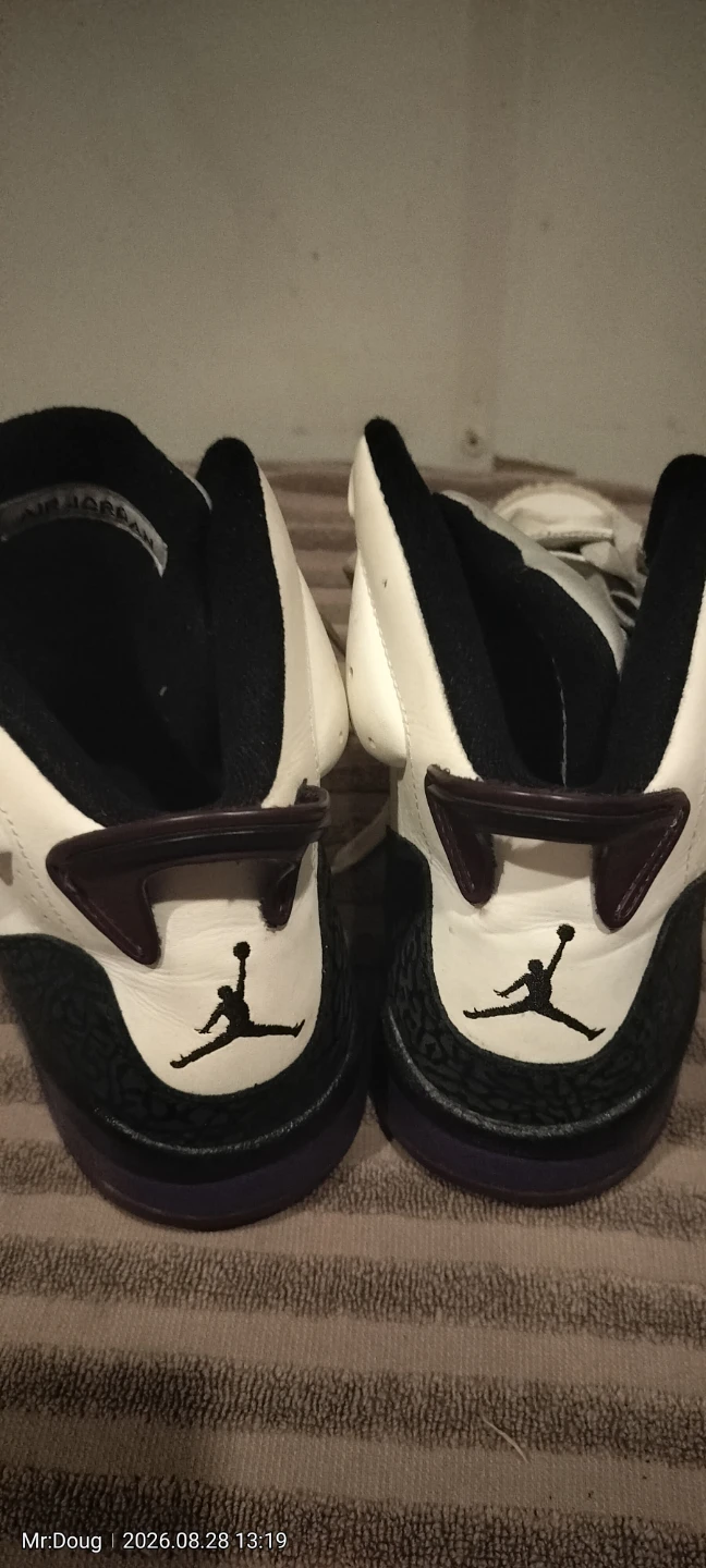 Jordan Son of Mars White and Purple Sneakers - photo 3