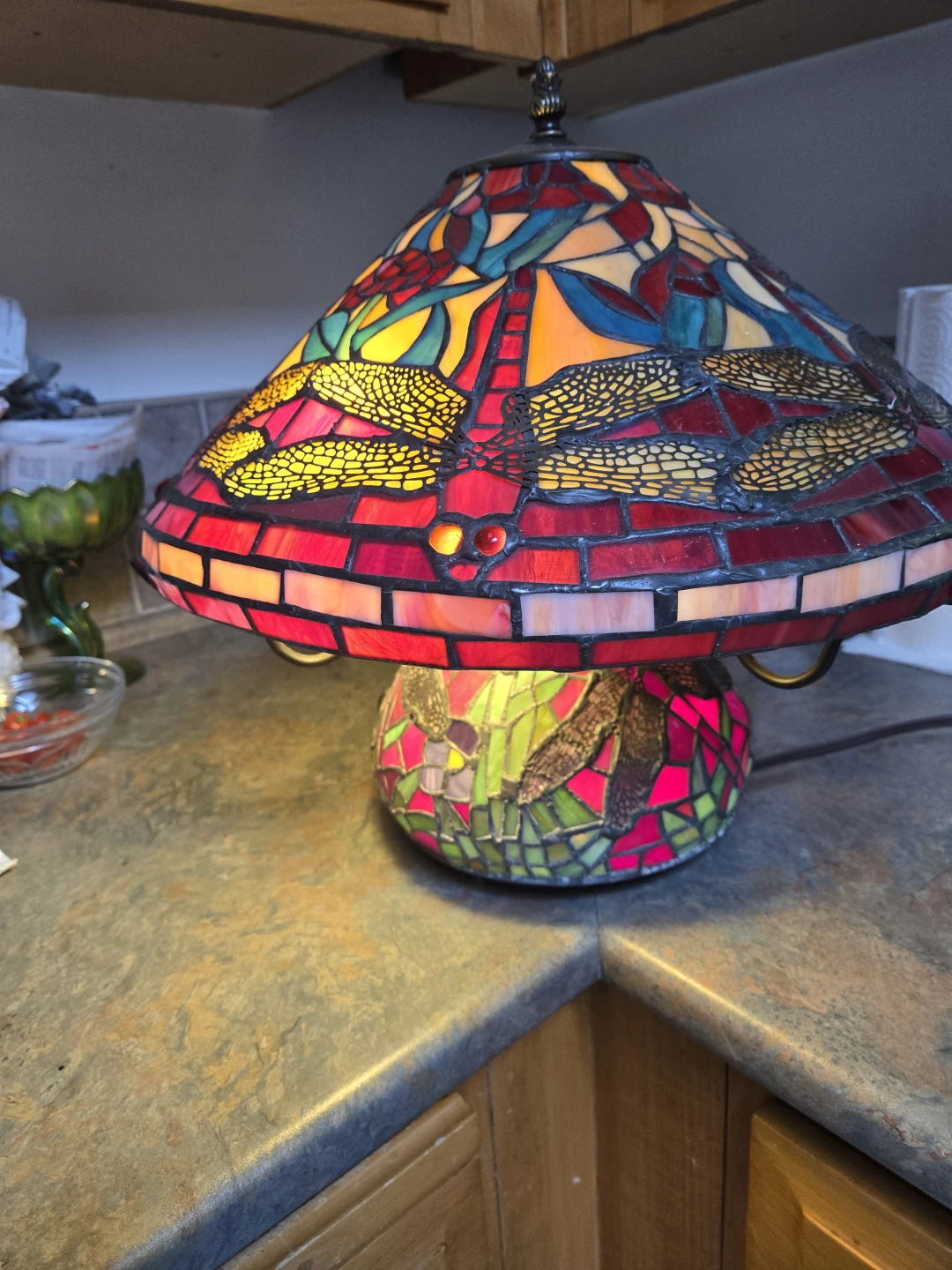 Dragonfly Tiffany Table Lamp