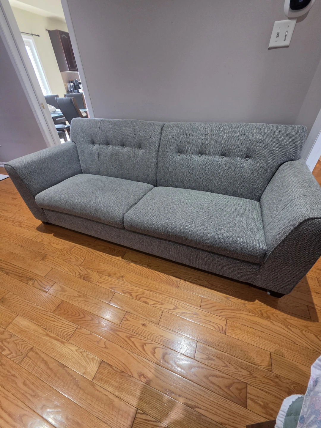 Grey Fabric Sofa - photo 2
