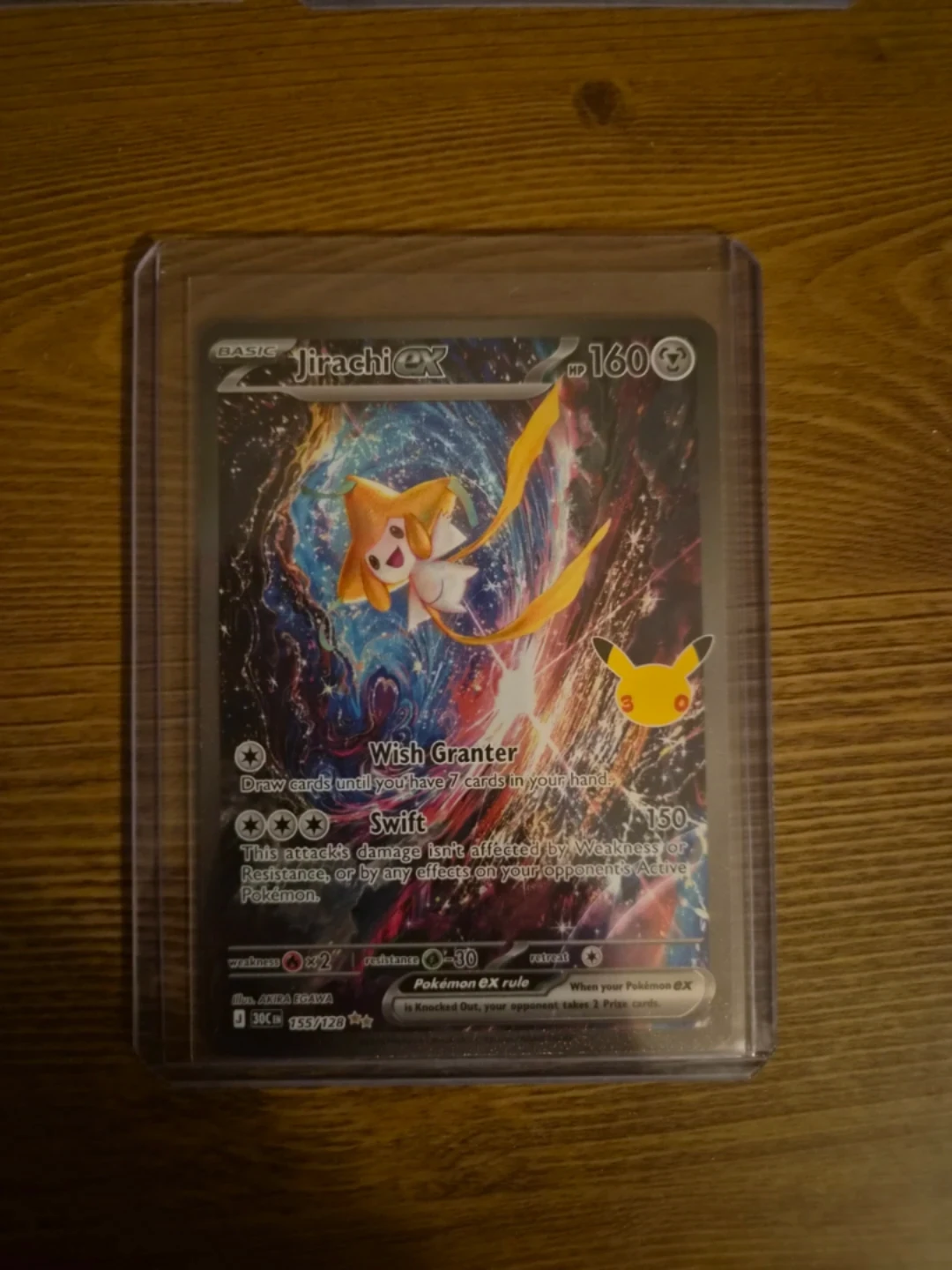 Jirachi EX 30th anniversary Pokemon