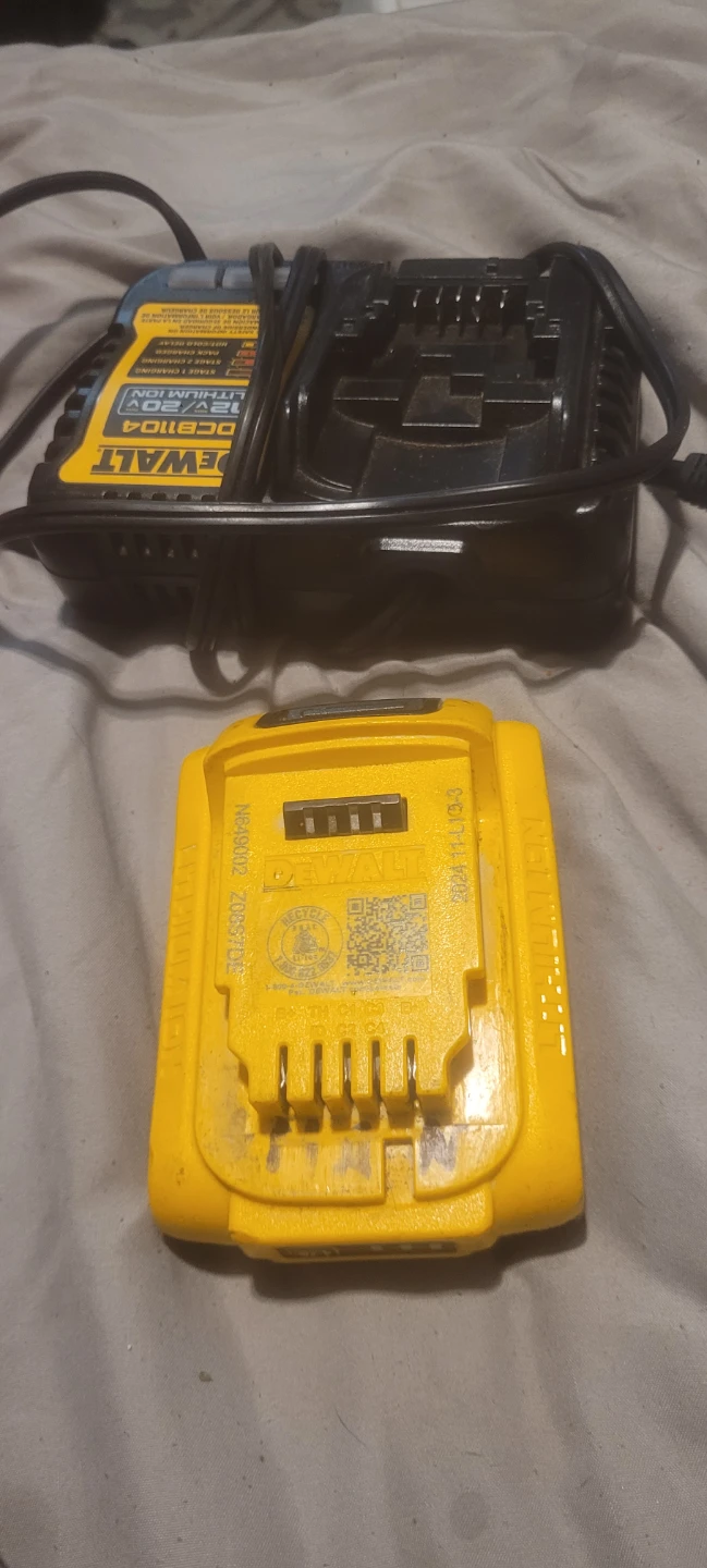 DeWalt DCB1104 Charger and Battery - photo 4