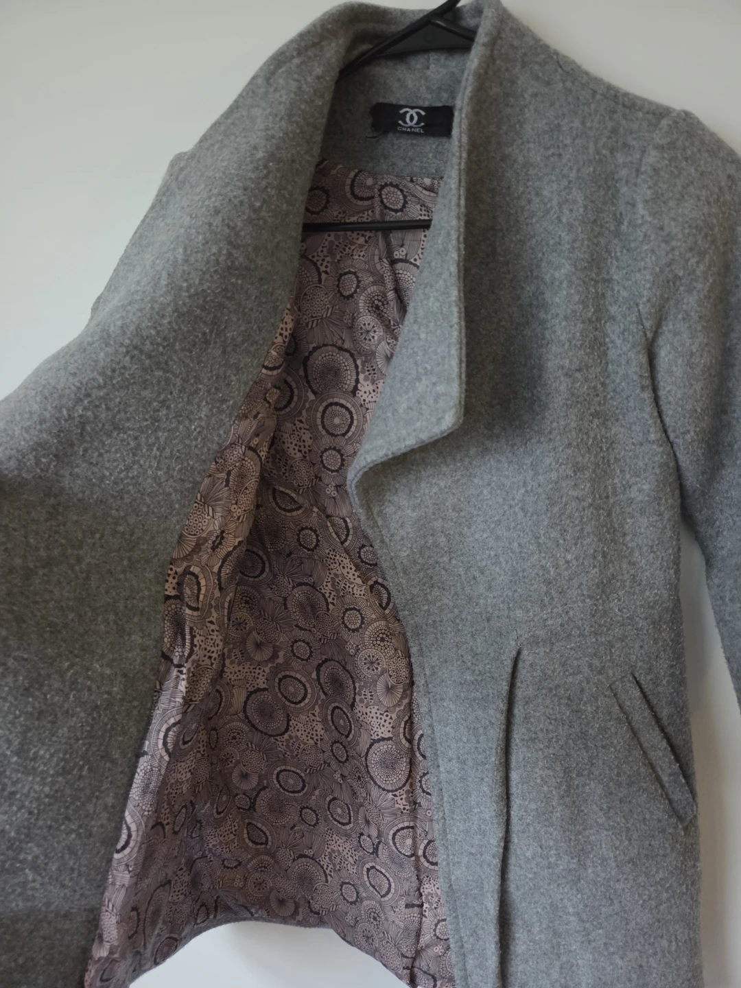 Grey Wool Coat 🏈 - photo 2