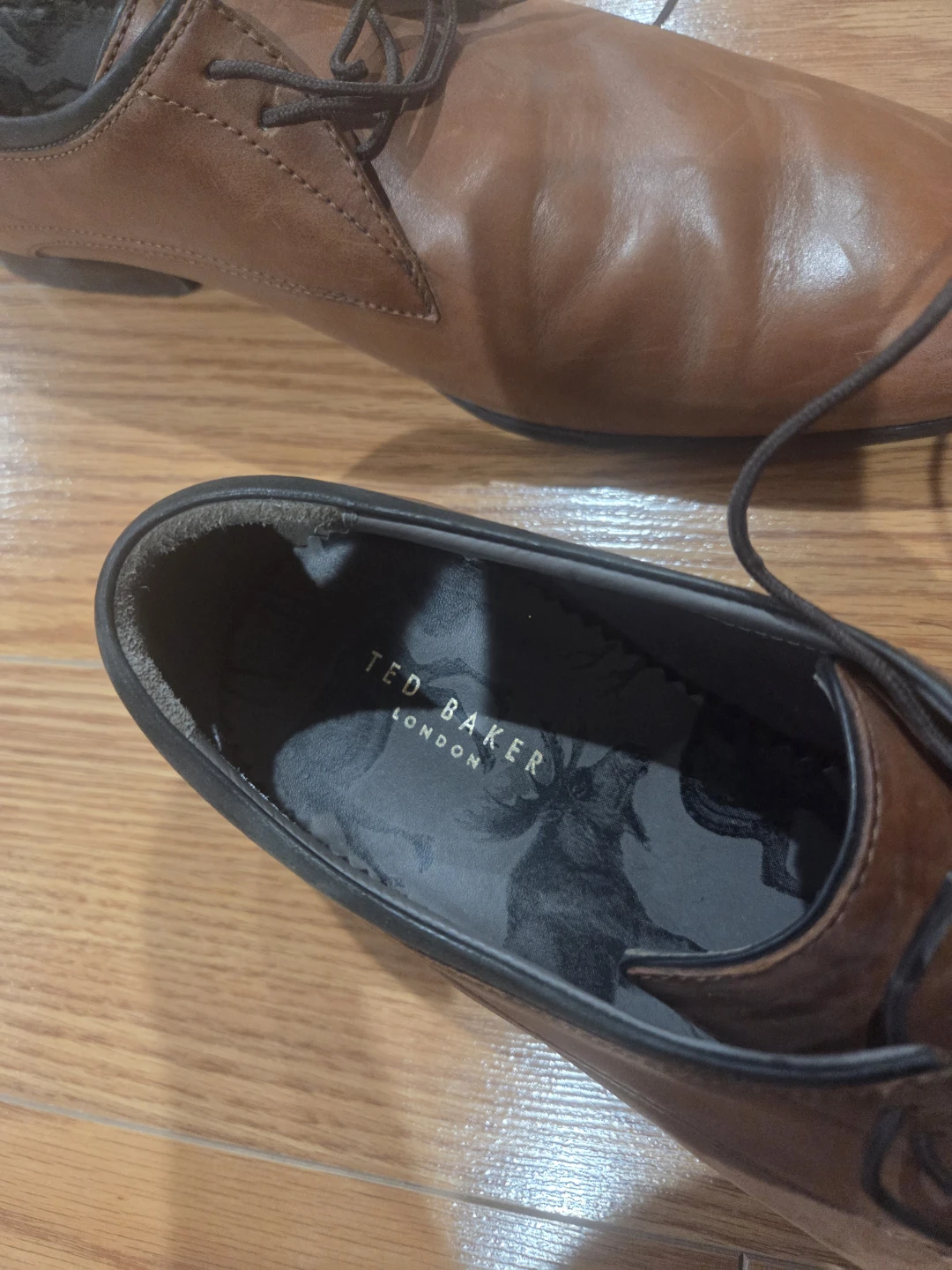 Ted Baker London Sipadan 2 Brown Leather Shoes US11 - photo 2