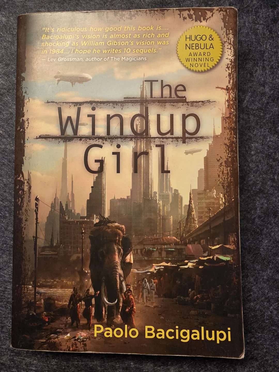 The Windup Girl by Paolo Bacigalupi 🏈