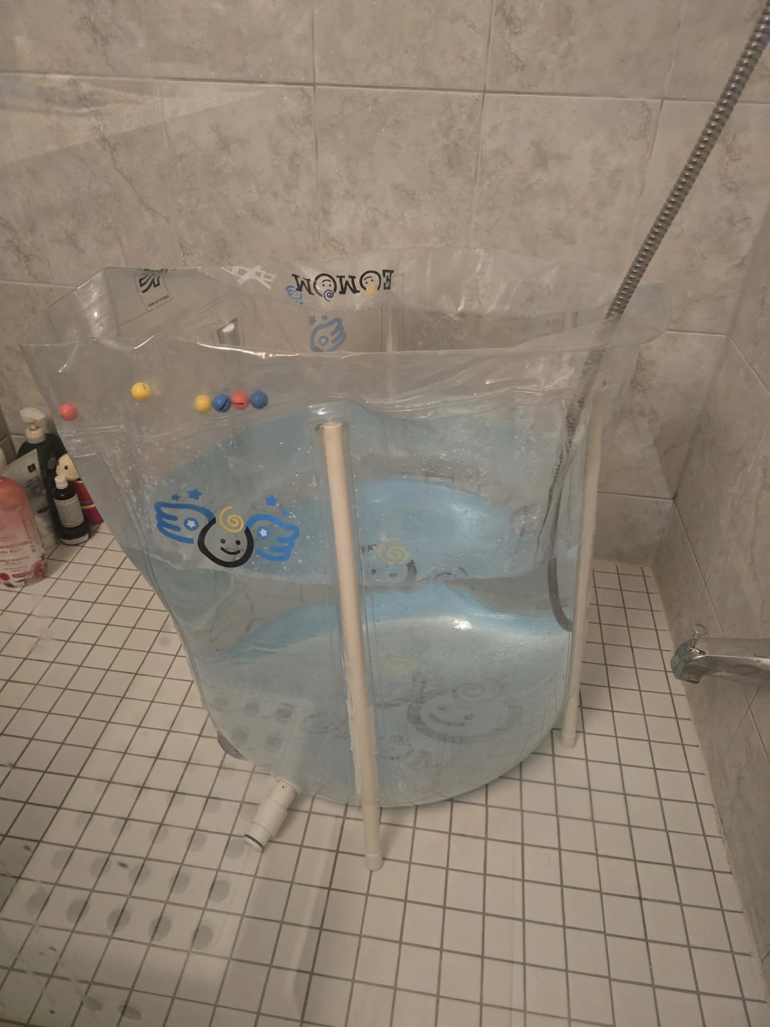 EOMOM Portable Baby Bathtub and Neck Float Set