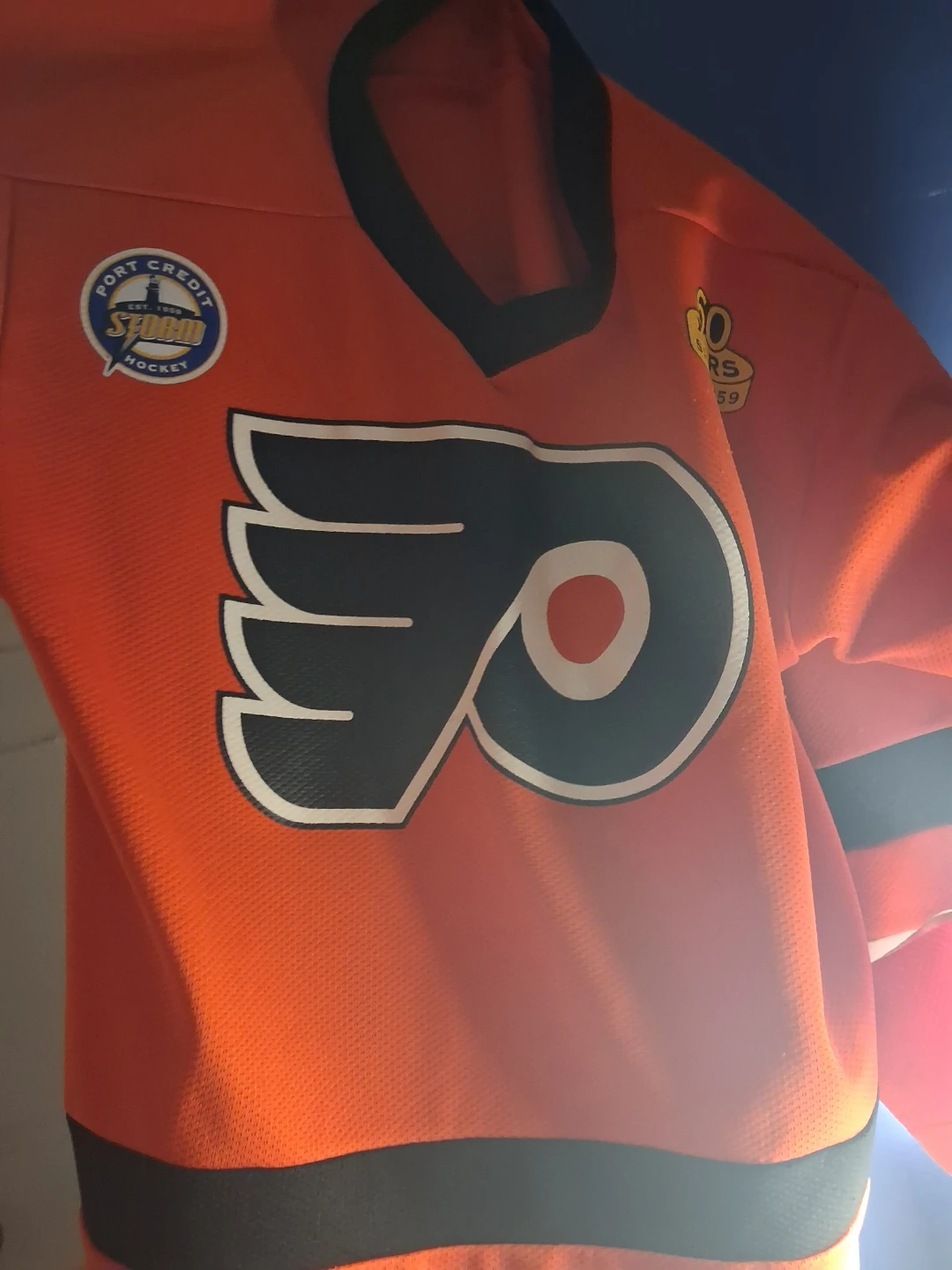 Port Credit Storm Paperwaits Flyers Ice Hockey Jersey - photo 2