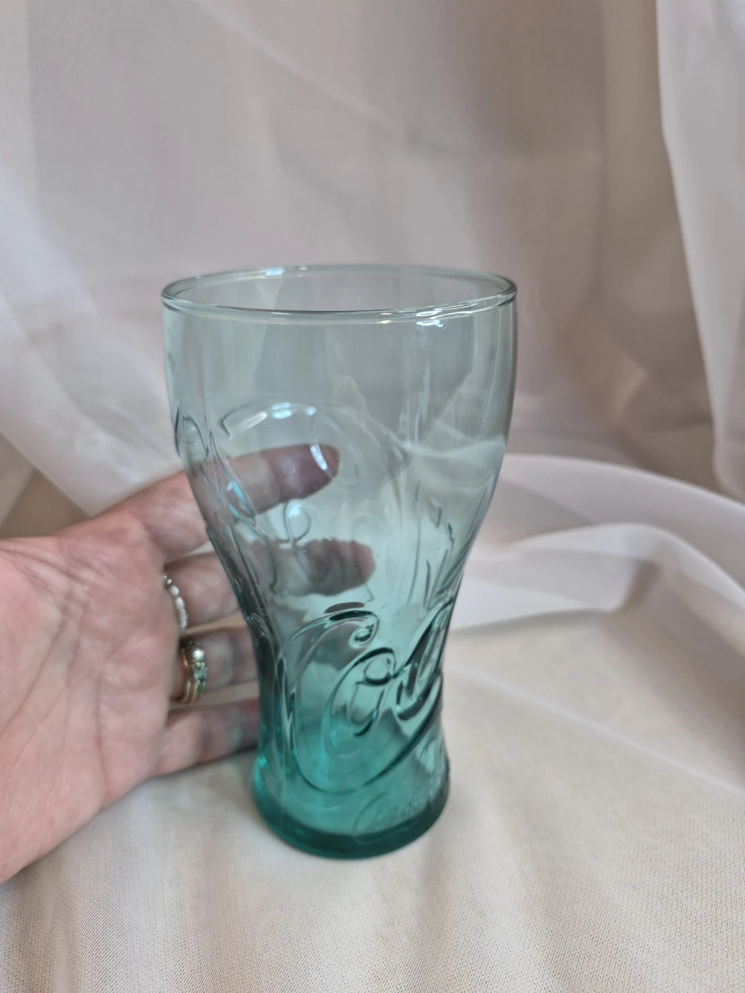Collectible 5 3/4" x 3" Coca-Cola Glass Coke Glass  14 Oz - photo 4