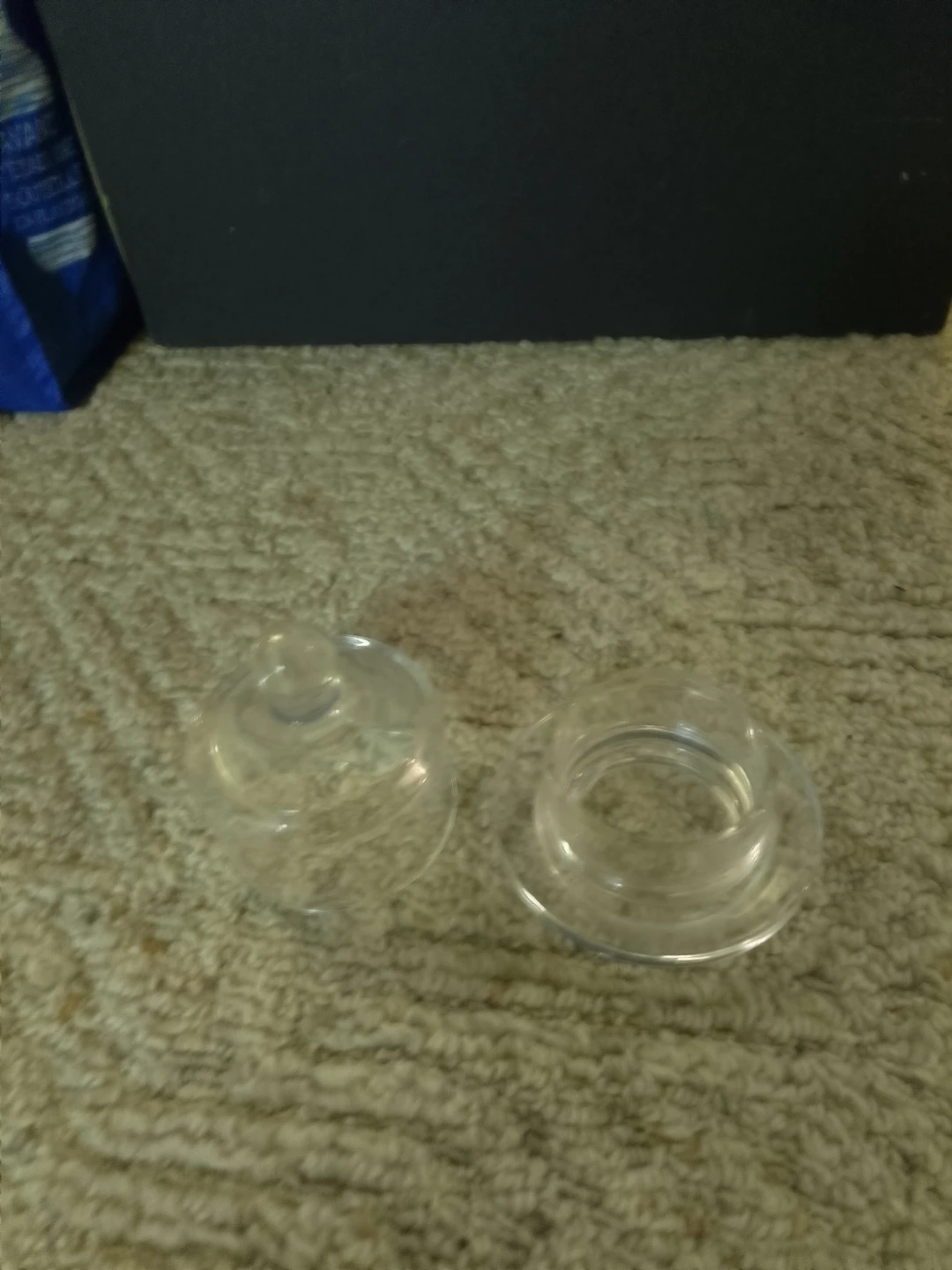Clear Glass Butter Dish - photo 2