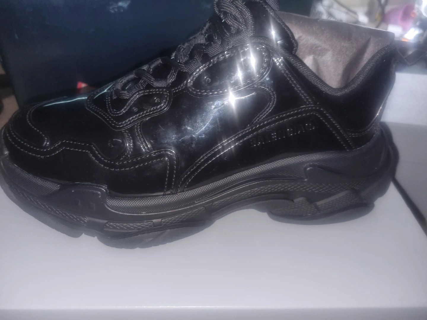 Balenciaga Triple S Black Sneakers size 45