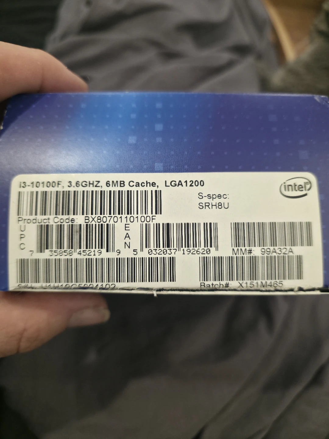 Intel Core i3-10100F Processor - photo 2