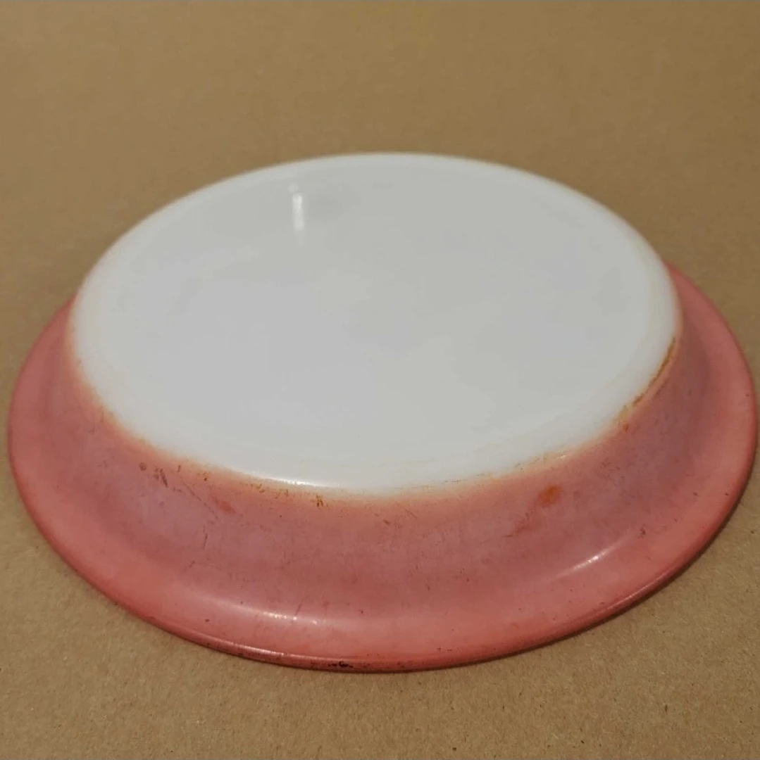 Vintage Pyrex Pink Milk Glass Plate - photo 3