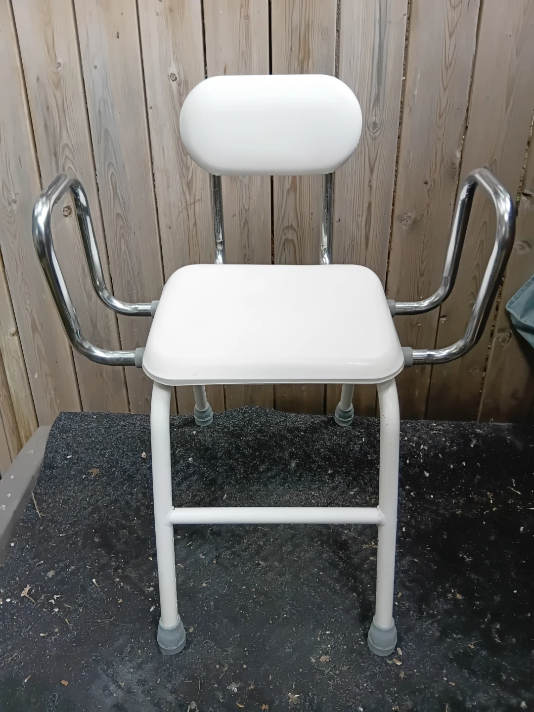 Heavy Duty Medical Shower Chair with Backrest and Arms