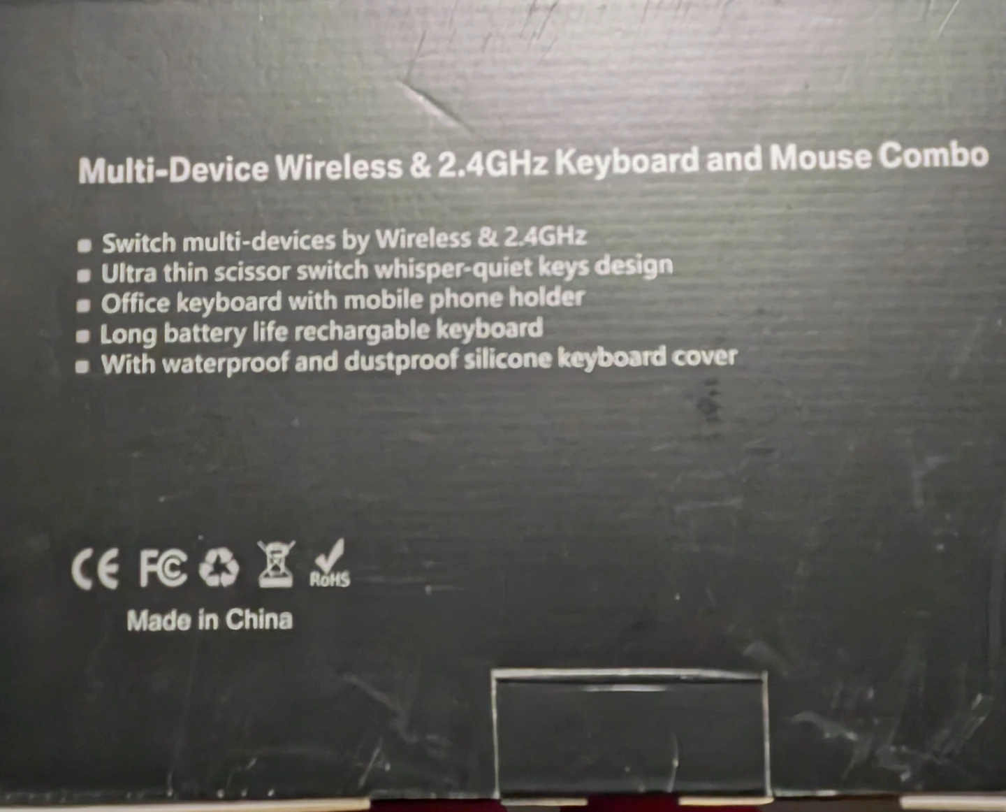 Multi-Device Wireless Keyboard and Mouse Combo - photo 5