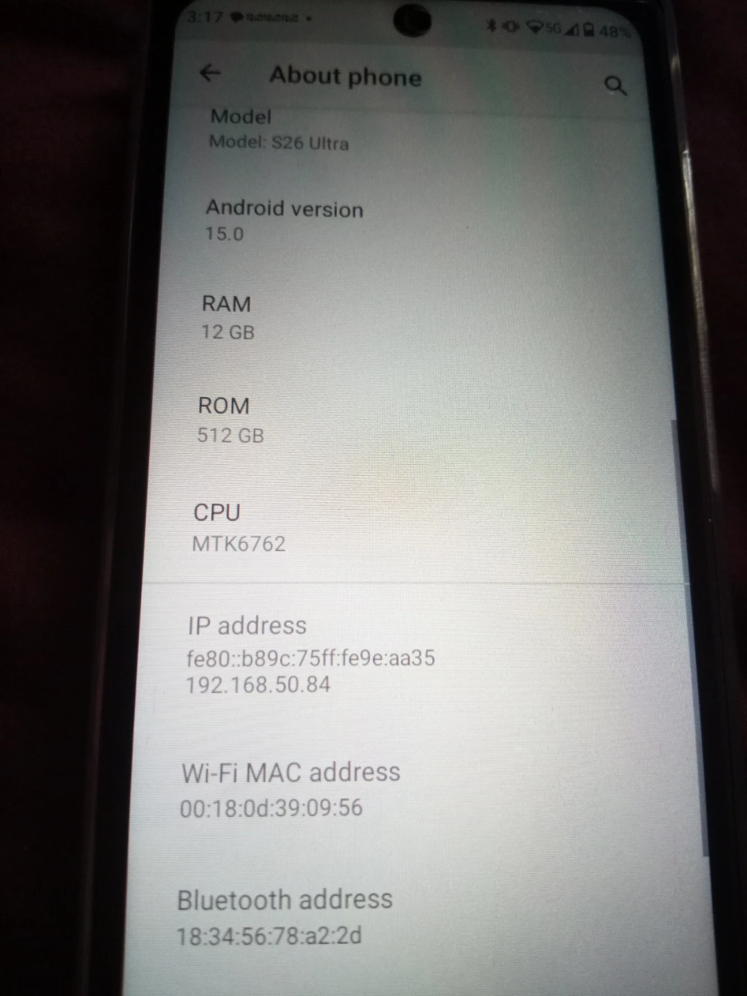 S26 Ultra Smartphone 12GB RAM 512GB ROM - photo 3