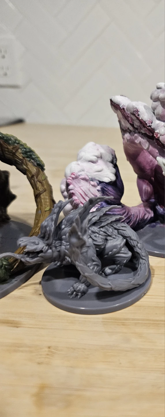 Floral dragon miniatures lot for $10 - photo 2