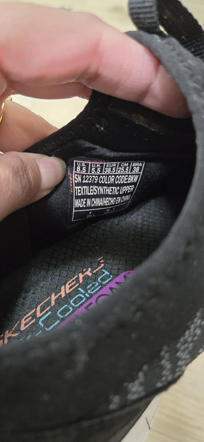 Skechers Air-Cooled Memory Foam Sneakers, US 8.5 - photo 3