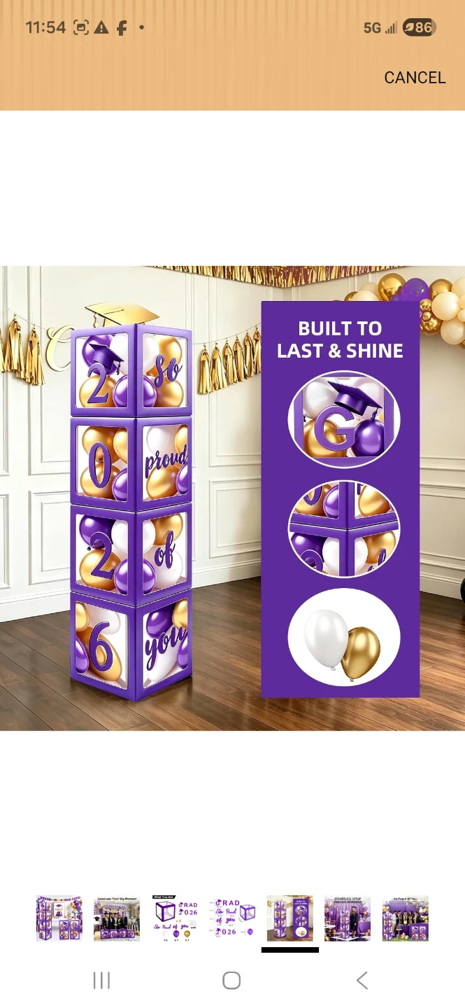 2026 Graduation Balloon Box Decoration Set - photo 5