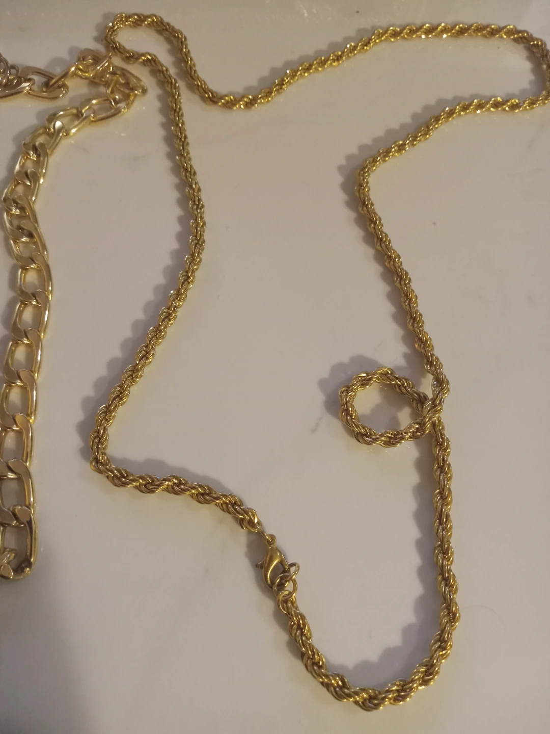 Ava+Kris Gold Tone Chain Necklace - photo 2