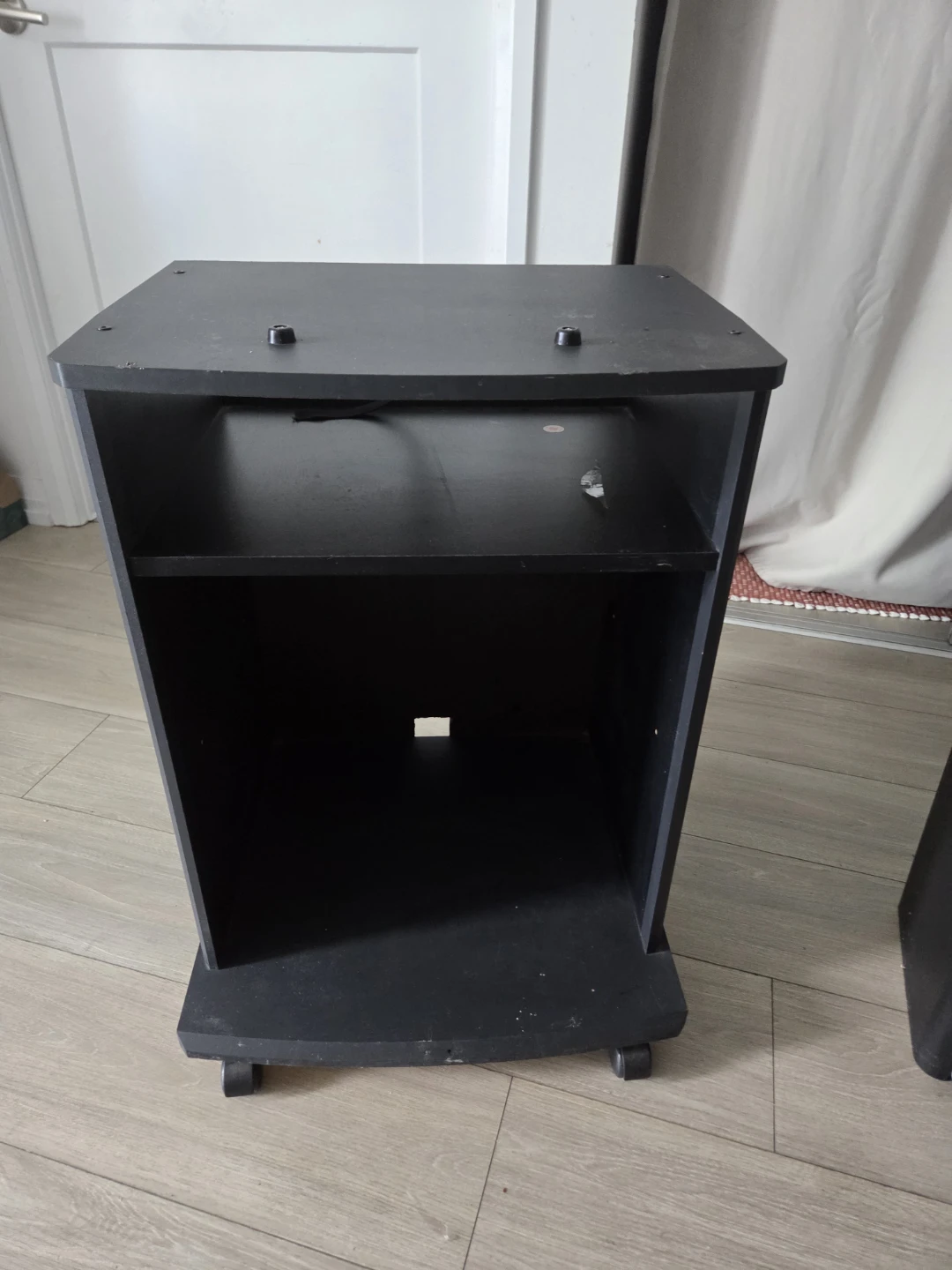 Black Mobile Media Stand - photo 3