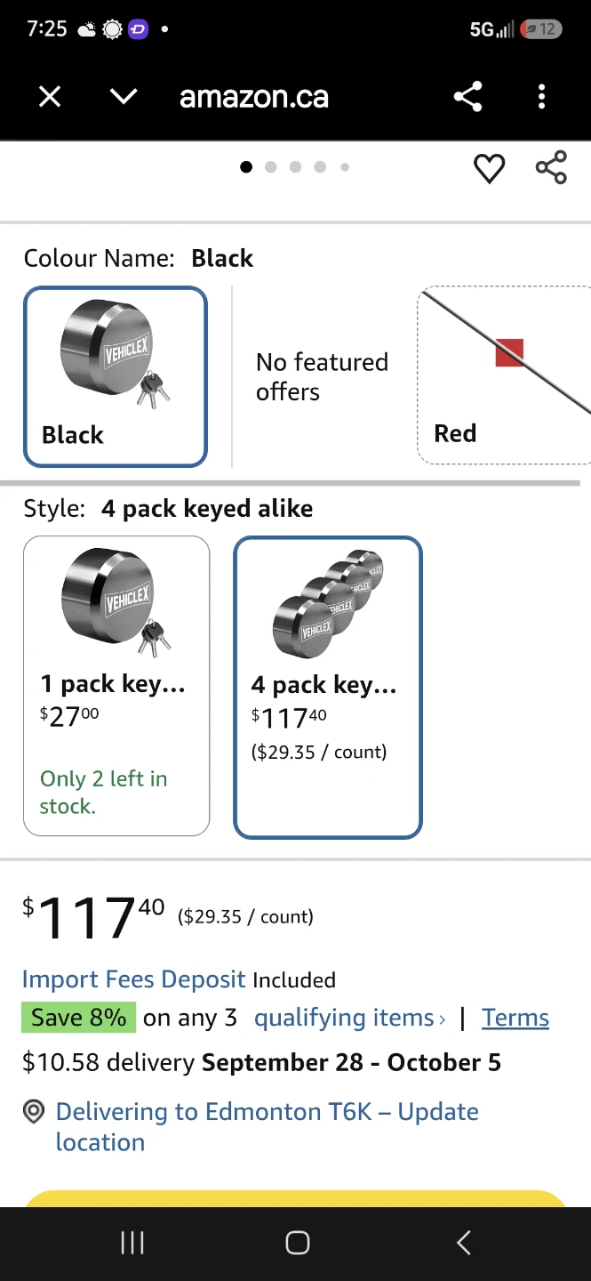 Vehiclex Security Puck Locks 3-Pack - photo 5